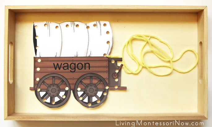 Covered Wagon Lacing