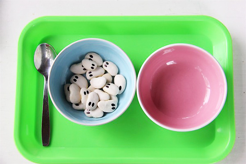 Halloween Spooning Work (Photo from Chasing Cheerios)