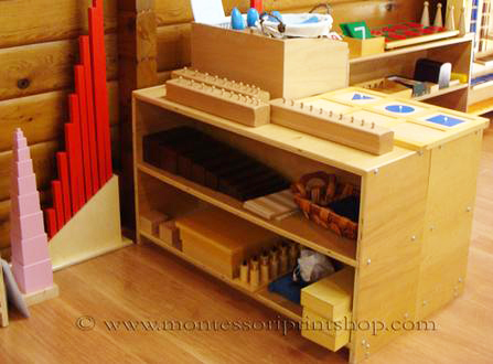 Montessori Sensorial Materials (Photo from Montessori Print Shop)